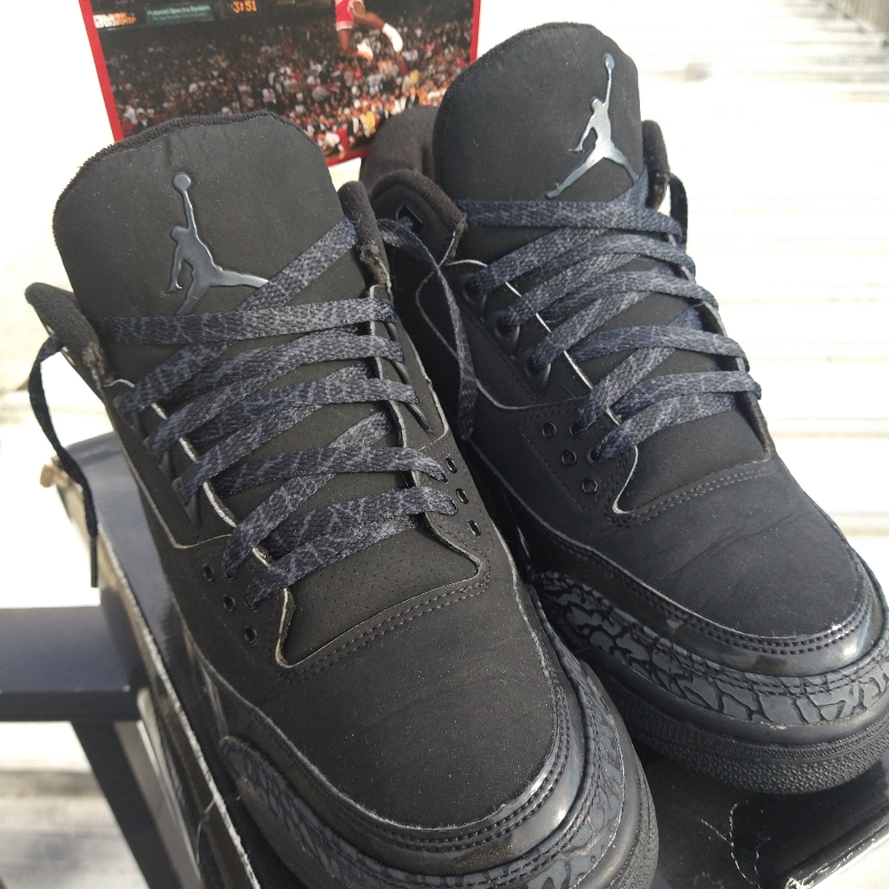 Jordan 3 retro black cat 2007